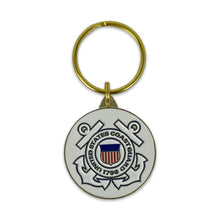 Load image into Gallery viewer, United States Coast Guard Double Sided Key Ring