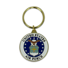 Load image into Gallery viewer, United States Air Force Double Sided Key Ring