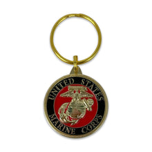 Load image into Gallery viewer, United States Marine Corps Double Sided Key Ring