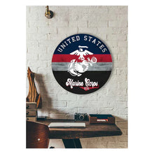 Load image into Gallery viewer, Circle Retro Multi Color Marines (20x20)*
