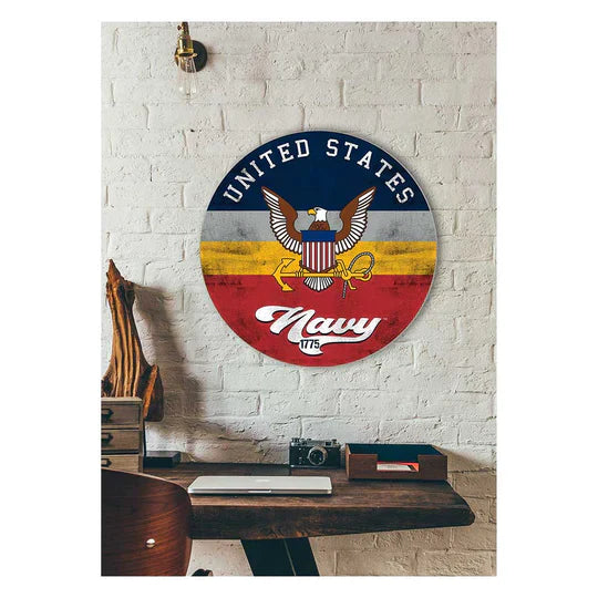 Circle Retro Multi Navy (20x20)*