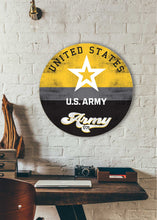 Load image into Gallery viewer, Circle Retro Multi Army (20x20)*