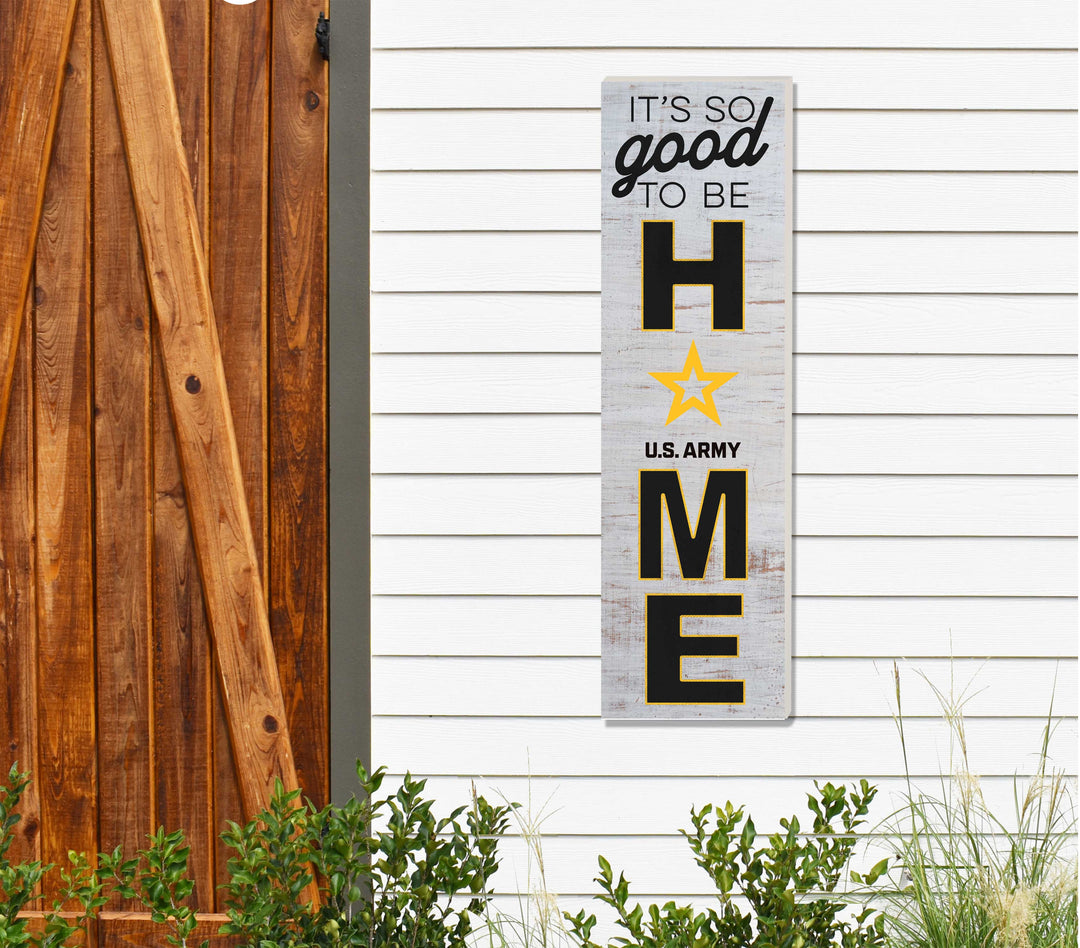 Good Military Indesign Indoor Outdoor Sign HOME So Good Army (10x35)* – Armed Forces Gear