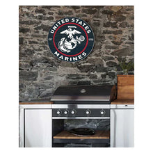 Load image into Gallery viewer, United States Marines Indoor/Outdoor Colored Circle Sign (20x20)*