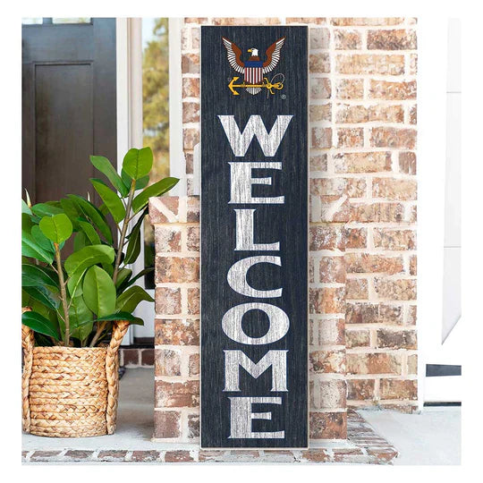 US Navy Leaning Sign Welcome (11x46)*