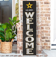 Load image into Gallery viewer, US Army Leaning Sign Welcome (11x46)
