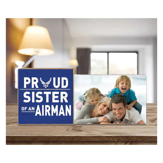 Air Force Floating Picture Frame Military Proud Sister*