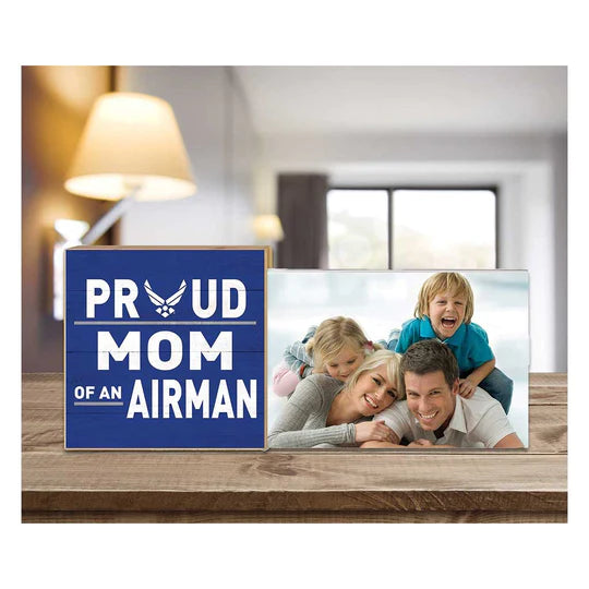 Air Force Floating Picture Frame Military Proud Mom