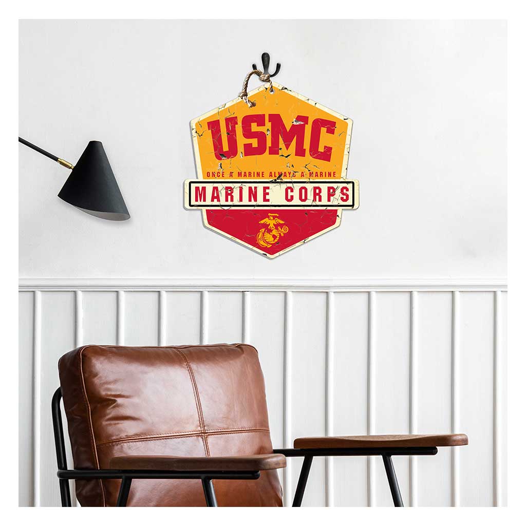 United States Marine Corps Once a Marine Badge