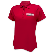 Load image into Gallery viewer, RED Friday Ladies Performance Polo (Red)