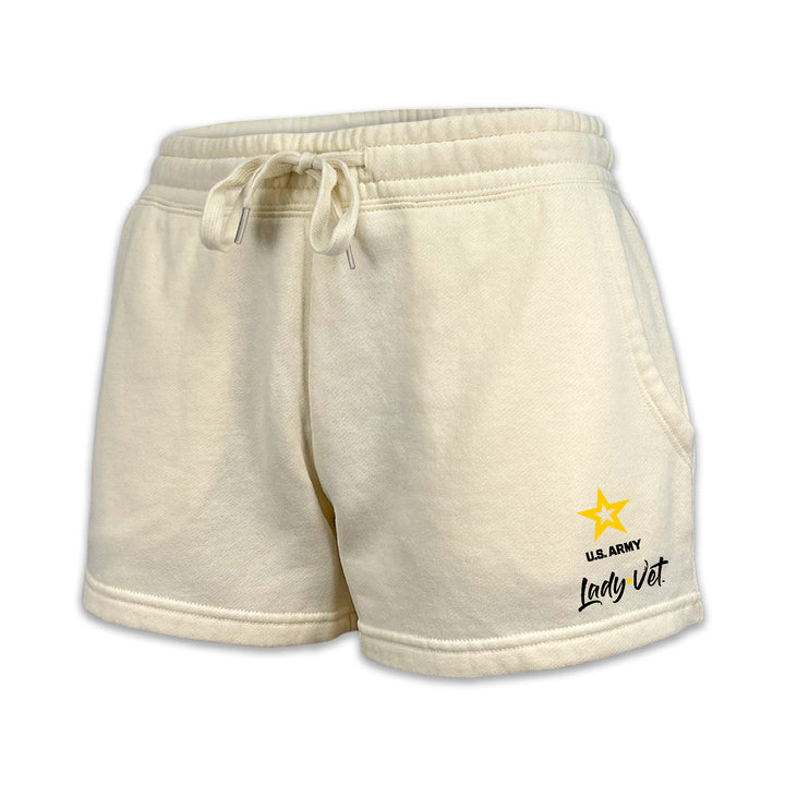 Army Lady Vet Ladies Fleece Shorts (4 colors available)