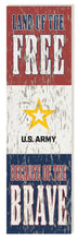 Load image into Gallery viewer, United States Army Land of the Free Indoor Outdoor (10x35)*