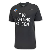 Load image into Gallery viewer, Air Force Nike Rivalry F-16 Fighting Falcon Core Cotton T-Shirt (Anthracite)