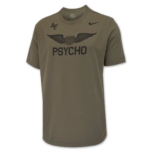 Air Force Nike Rivalry Psycho Core Cotton T-Shirt (Olive)