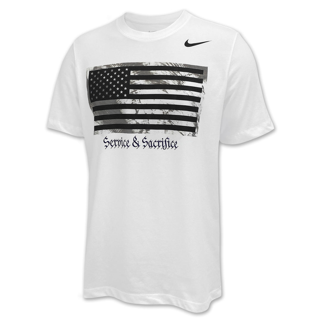 Army Nike 2025 Rivalry Service & Sacrifice Dri-Fit Cotton T-Shirt (White)