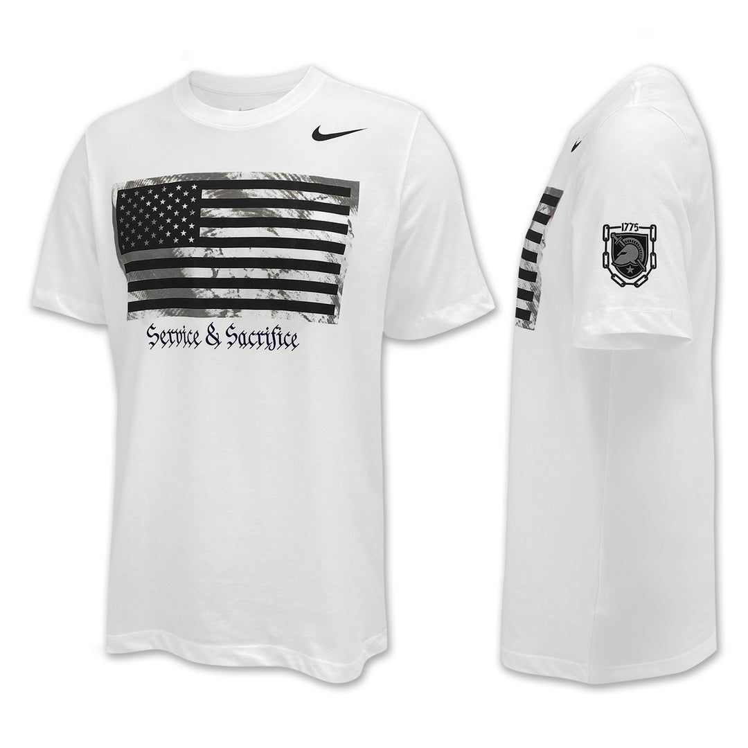 Army Nike 2025 Rivalry Service & Sacrifice Dri-Fit Cotton T-Shirt (White)