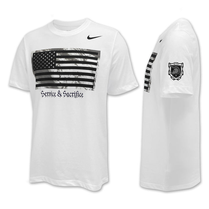 Army Nike 2025 Rivalry Service & Sacrifice Dri-Fit Cotton T-Shirt (White)