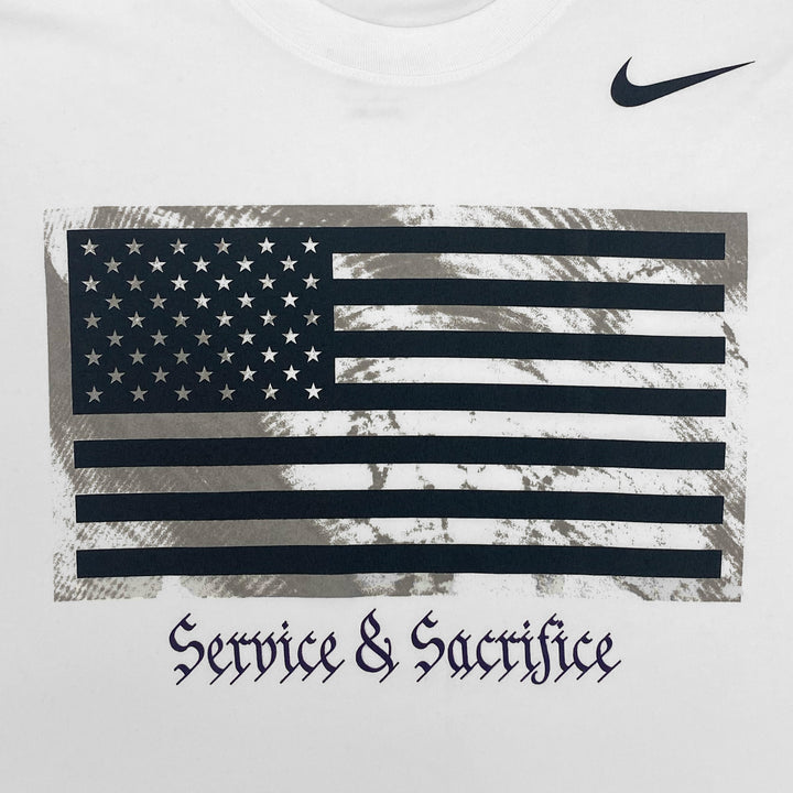 Army Nike 2025 Rivalry Service & Sacrifice Dri-Fit Cotton T-Shirt (White)