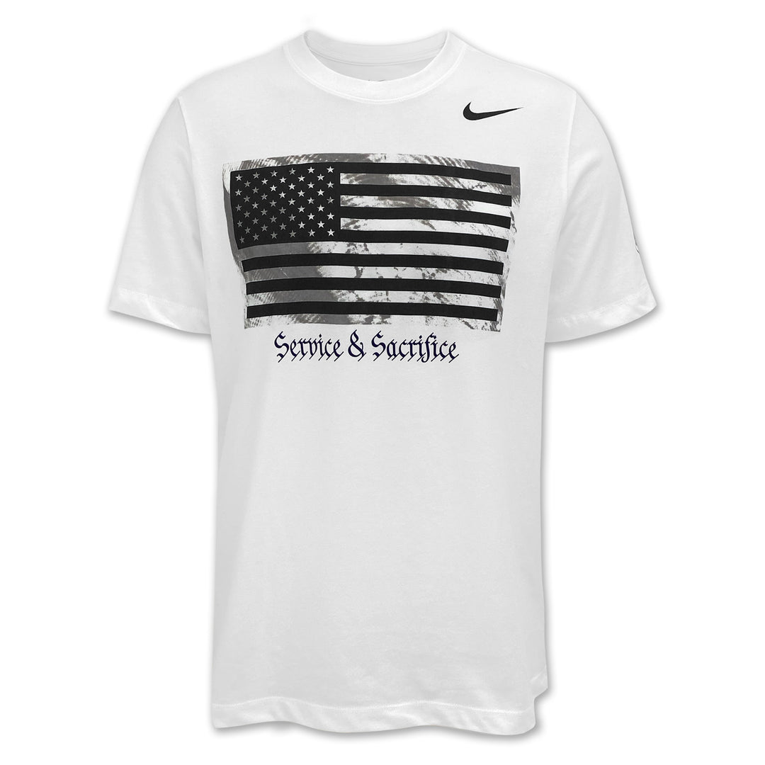 Army Nike 2025 Rivalry Service & Sacrifice Dri-Fit Cotton T-Shirt (White)
