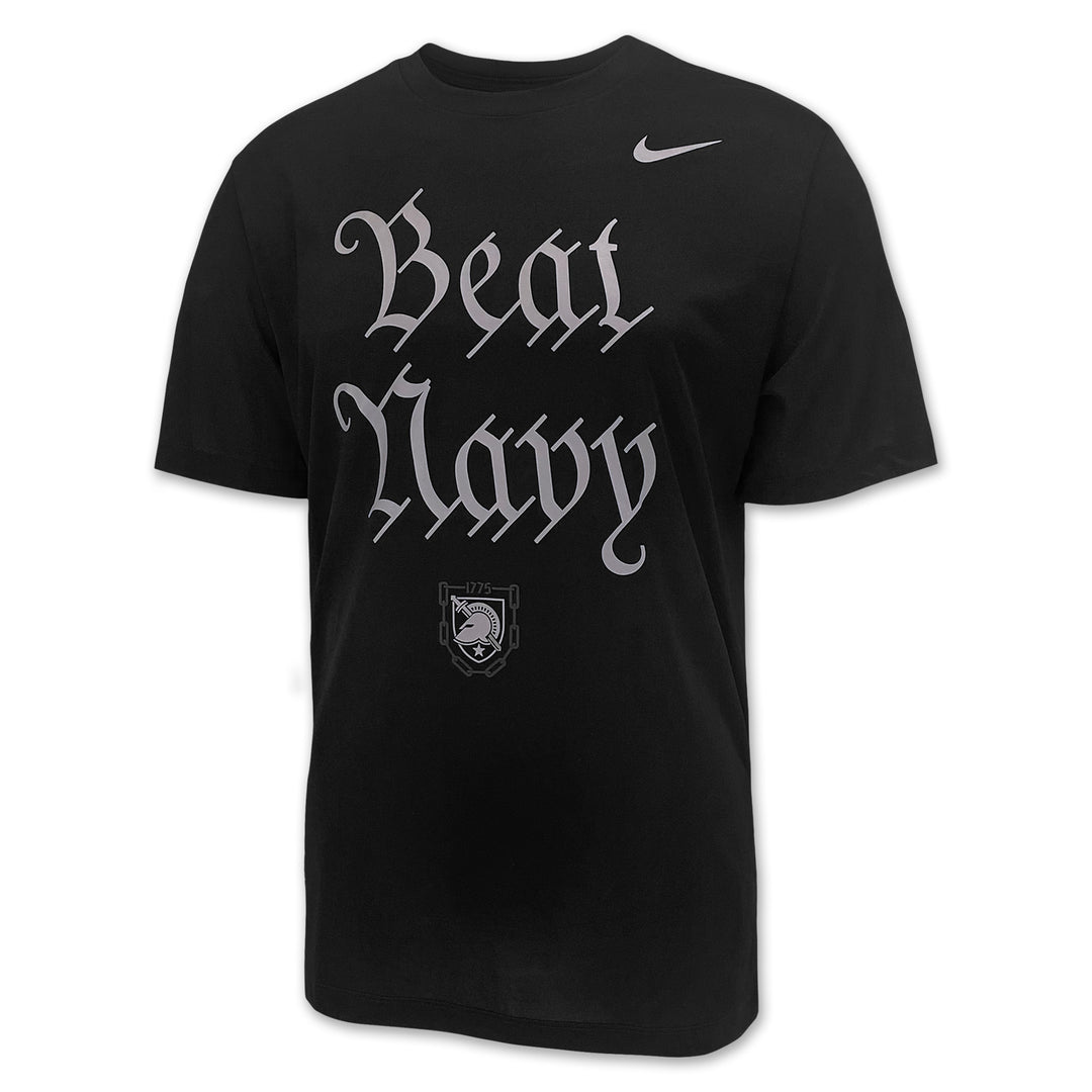 Army Nike 2025 Rivalry Beat Navy Dri-Fit Legend T-Shirt (Black)