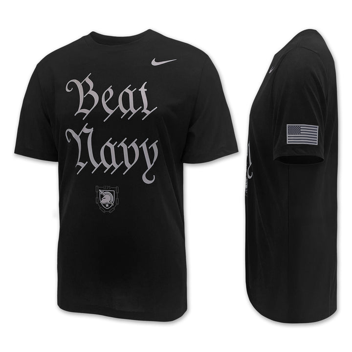Army Nike 2025 Rivalry Beat Navy Dri-Fit Legend T-Shirt (Black)