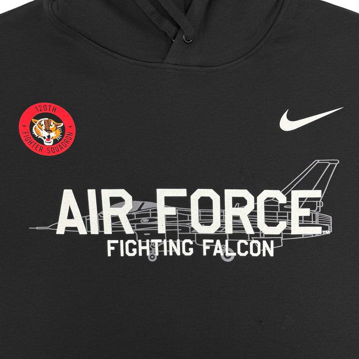 Air Force Nike Rivalry Fighting Falcon Club Fleece Hood (Black)