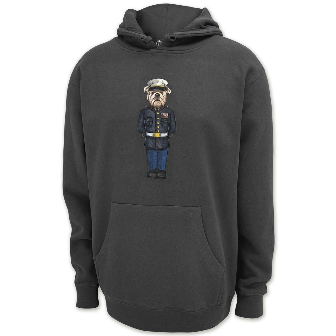 Marine Dress Blue Crew Dog Original Hood (Charcoal)