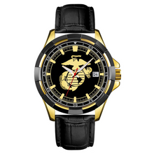 Load image into Gallery viewer, Marines Premium Leather Strap Watch