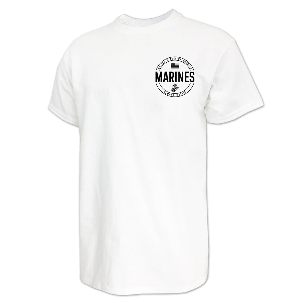 Pick Your Design Marines T-Shirt (White)