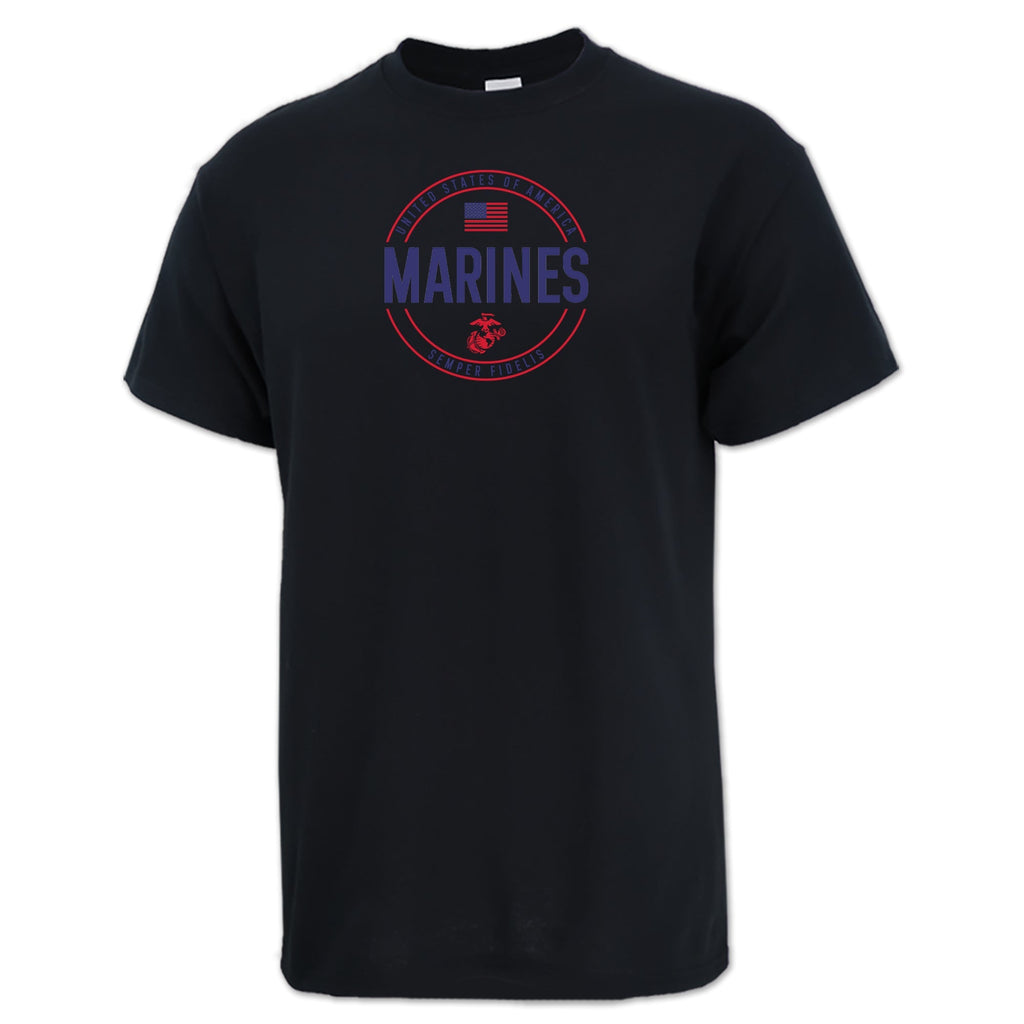 Pick Your Design Marines T-Shirt (Black)