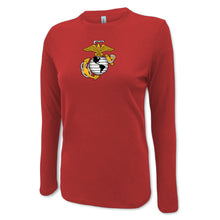 Load image into Gallery viewer, Marines EGA Ladies Center Chest Long Sleeve