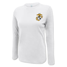 Load image into Gallery viewer, Marines EGA Ladies Left Chest Long Sleeve