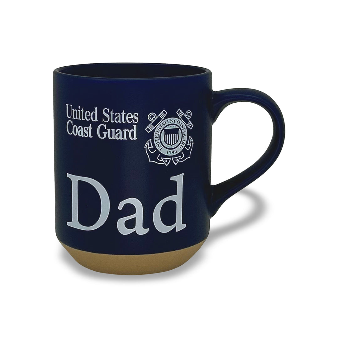 Coast Guard Dad 16oz Matte Sandstone Mug