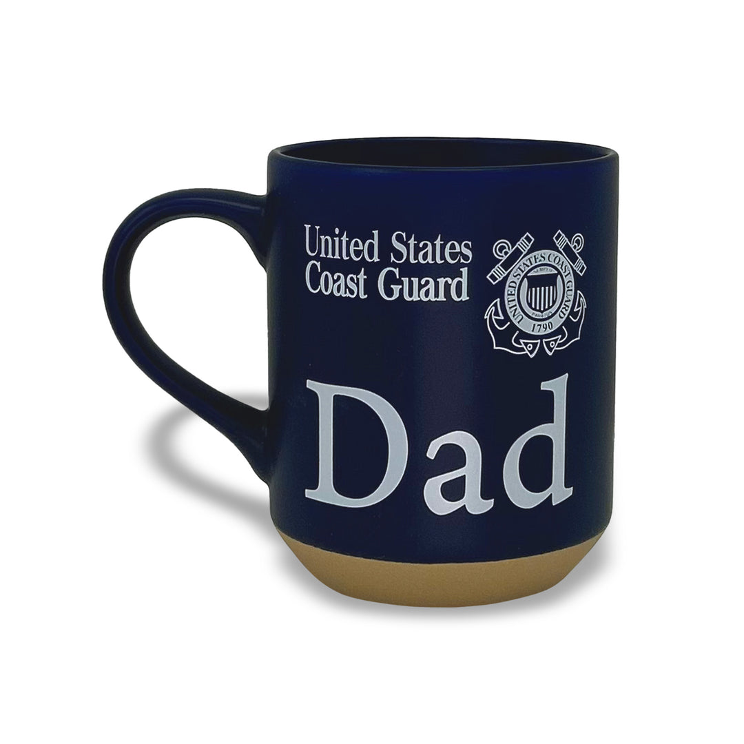 Coast Guard Dad 16oz Matte Sandstone Mug