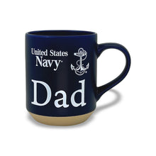 Load image into Gallery viewer, Navy Dad 16oz Matte Sandstone Mug