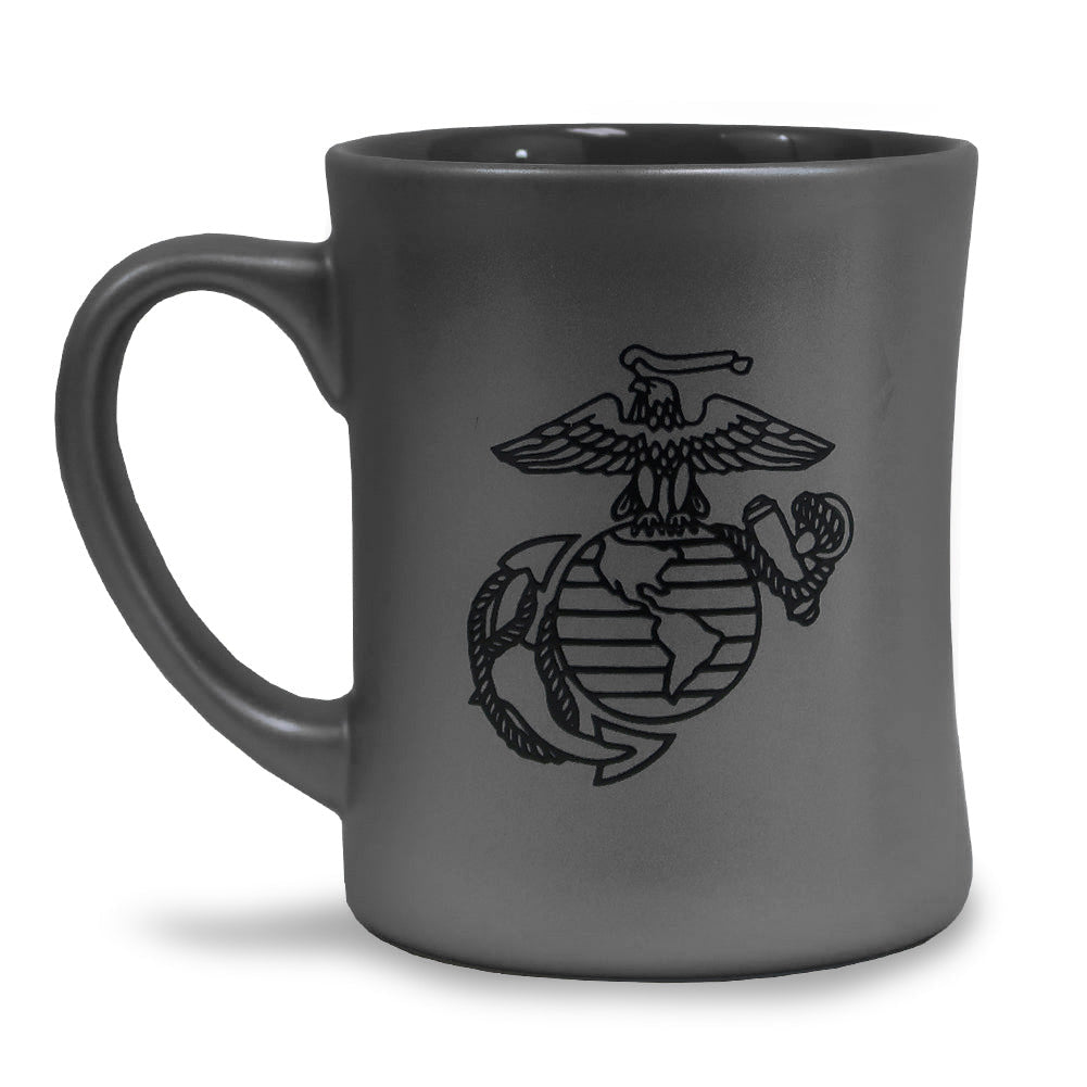 Marine Grandparent 16oz MK Matte Mug (Grey)