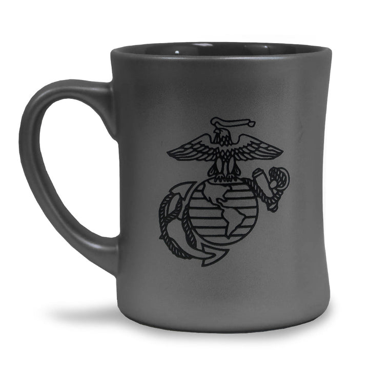 Marine Grandparent 16oz MK Matte Mug (Grey)