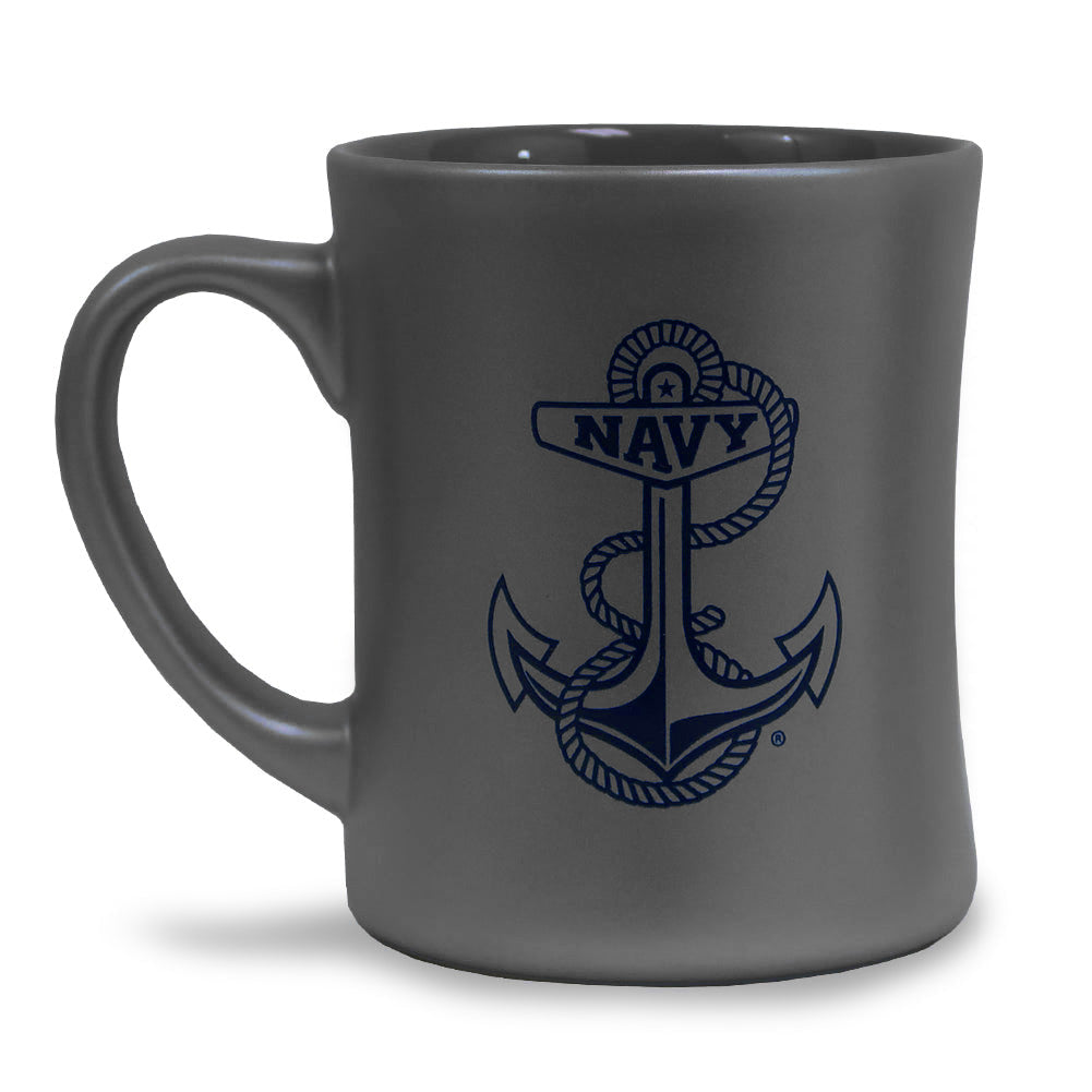Navy Grandparent 16oz MK Matte Mug (Grey)