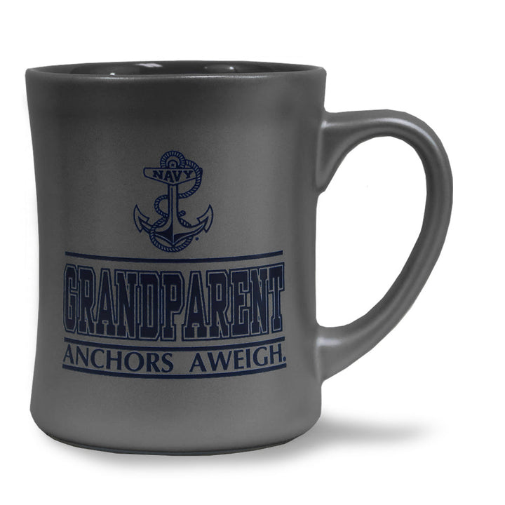 Navy Grandparent 16oz MK Matte Mug (Grey)