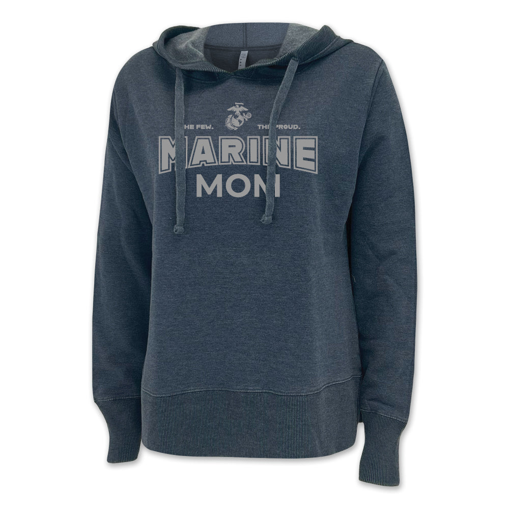 Marines Mom Ladies Hood