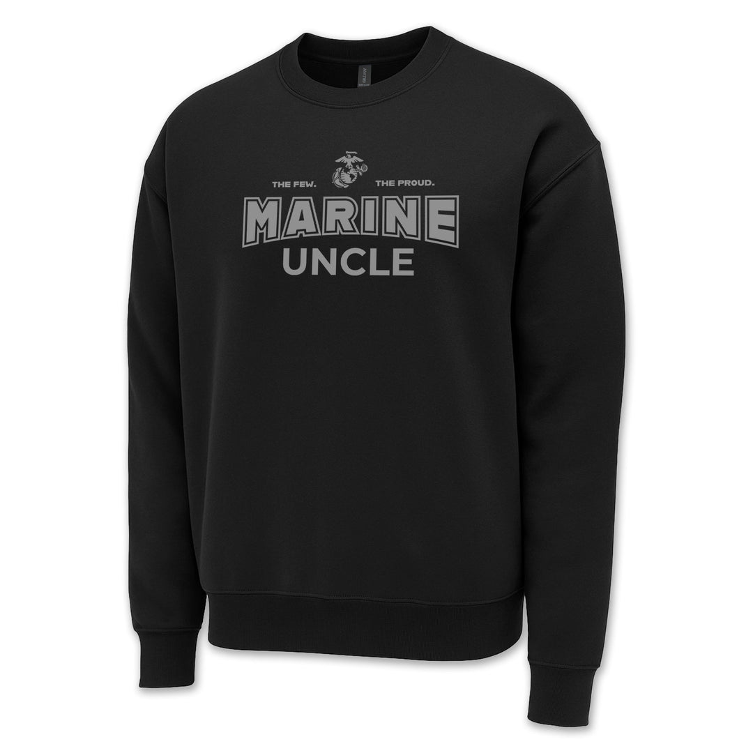 Marines Uncle Crewneck (Black)