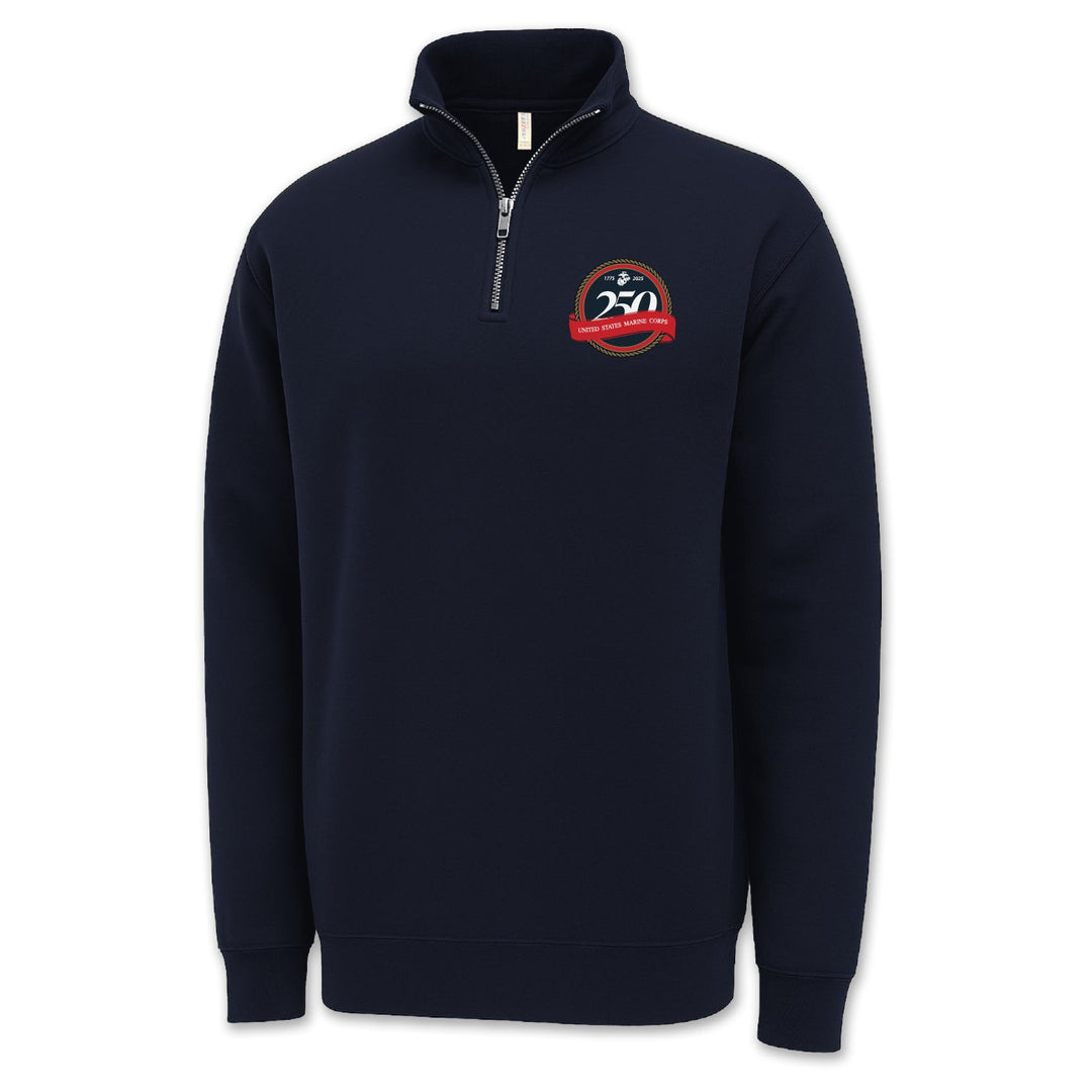 Marines 250th Anniversary 1/4 Zip