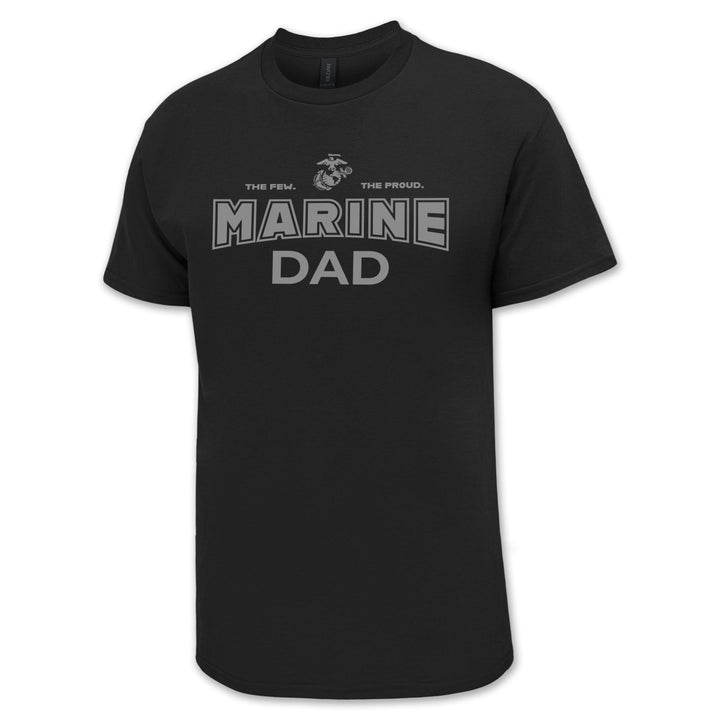 Marines Dad T-Shirt (Black)