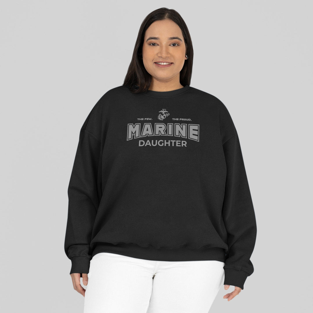 Marines Daughter Crewneck (Black)