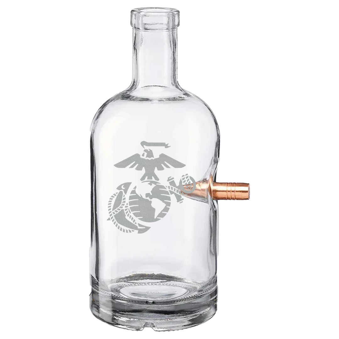 Ega Bullets Marines EGA 50BMG Bullet 750ML Decanter – Armed Forces Gear