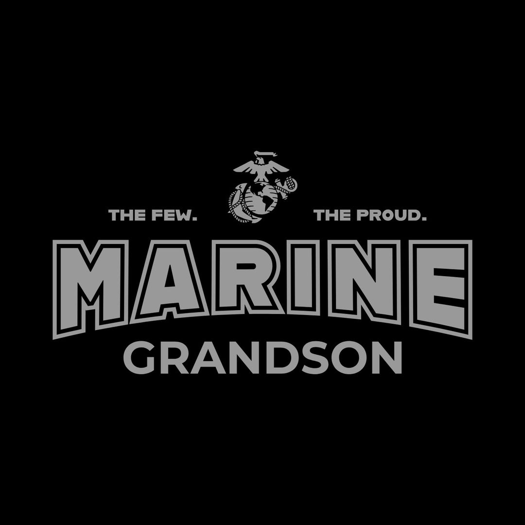 Marines Grandson Youth Hood (Black)