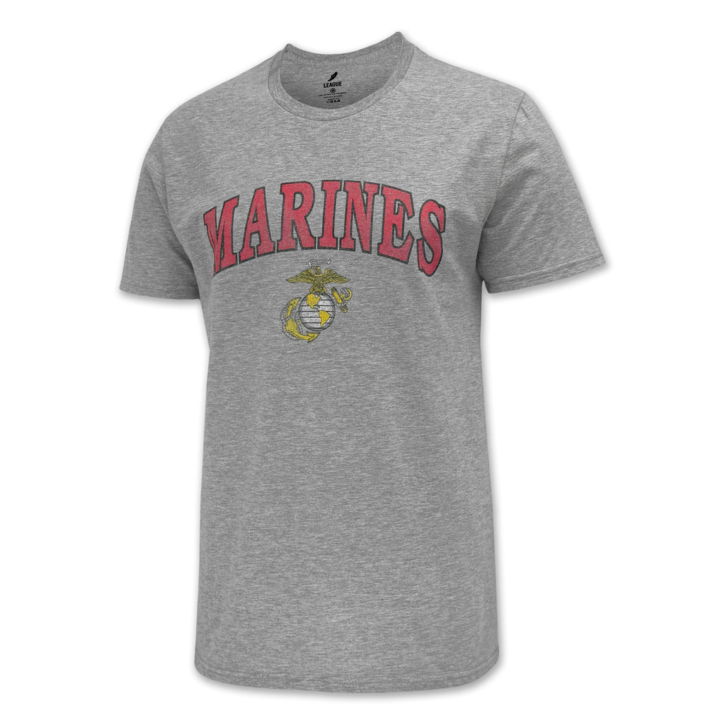 Marines EGA Faded T-Shirt (Grey)