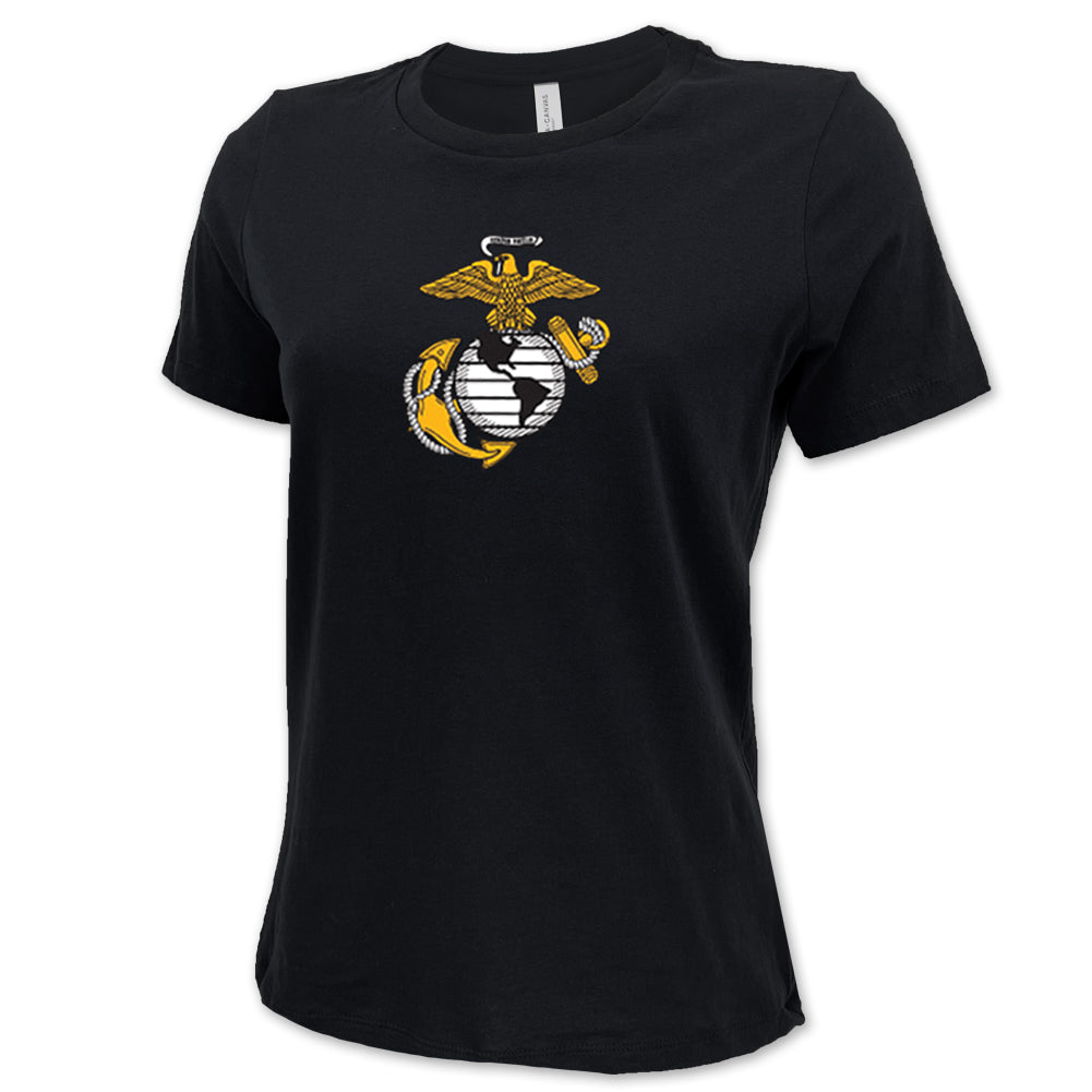 Pick Your Design Marines Ladies T-Shirt (Black)