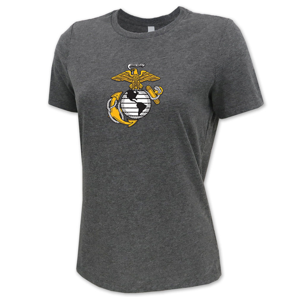 Pick Your Design Marines Ladies T-Shirt (Deep Heather)