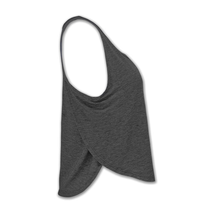 Marines Ladies Under Armour Breezy Sport Tank (Black Heather)